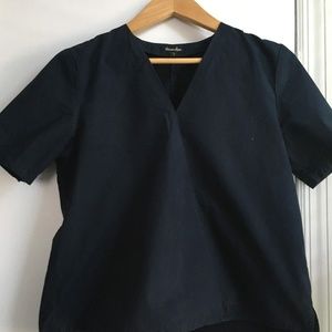 Steven Alan designer navy blouse